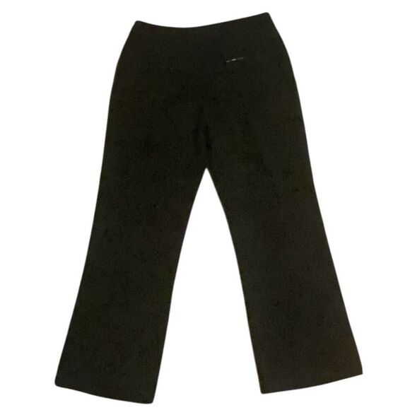 St. John Sport by Marie Gray Black Pants Size 10 Stretch Bootcut Classic Career - Picture 3 of 5